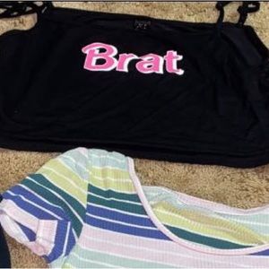 brat crop top